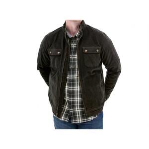 NEW OLD RANCH milo moto cord jacket in smoke